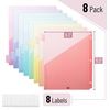 image:imageMr Pen Binder Dividers with Pockets and Tabs 16 Pack Colorful  3 Ring Binder Dividers with Tabs and Pockets on Both SidesMacaron