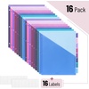 image:imageMr Pen Binder Dividers with Pockets and Tabs 16 Pack Colorful  3 Ring Binder Dividers with Tabs and Pockets on Both SidesViolet Fade