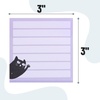 image:imageMr Pen Black Cat Sticky Notes Set 3 x 3 12 Pads 900 Sheets Bulk Black Cat Sticky Notes Memo Pads SelfStick Note Pad for Office School Home Study amp Organization