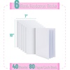 image:imageMr Pen Blank Hardcover Books for Kids 7 x 10 6 Pack 40 SheetsPack  White Blank Books for Kids to Write Stories7 x 10  80 Pages  6 Pack
