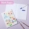 image:imageMr Pen Blank Hardcover Books for Kids 7 x 10 6 Pack 40 SheetsPack  White Blank Books for Kids to Write Stories7 x 10  80 Pages  6 Pack