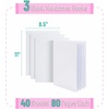 image:imageMr Pen Blank Hardcover Books for Kids 7 x 10 6 Pack 40 SheetsPack  White Blank Books for Kids to Write Stories85 x 11  80 Pages  3 Pack