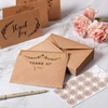image:imageMr Pen Blank Thank You Cards with Envelopes 18 Pack 4x6  Thank You Notes with Envelopes Black Wedding Thank You Cards Wedding Thank You Note Cards Baby Shower Thank You CardsBrown Kraft