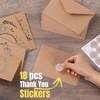 image:imageMr Pen Blank Thank You Cards with Envelopes 18 Pack 4x6  Thank You Notes with Envelopes Black Wedding Thank You Cards Wedding Thank You Note Cards Baby Shower Thank You CardsBrown Kraft