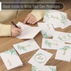 image:imageMr Pen Blank Thank You Cards with Envelopes 20 Pack 4x6  Gold Foil Thank You Notes with Envelopes Black Wedding Thank You Cards Wedding Thank You Note Cards Fathers Day GiftGreenery Gold Foil Design