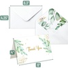 image:imageMr Pen Blank Thank You Cards with Envelopes 20 Pack 4x6  Gold Foil Thank You Notes with Envelopes Black Wedding Thank You Cards Wedding Thank You Note Cards Fathers Day GiftGreenery Gold Foil Design