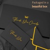 image:imageMr Pen Blank Thank You Cards with Envelopes 20 Pack 4x6  Gold Foil Thank You Notes with Envelopes Black Wedding Thank You Cards Wedding Thank You Note Cards Fathers Day GiftBlack