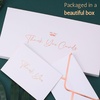 image:imageMr Pen Blank Thank You Cards with Envelopes 20 Pack 4x6  Gold Foil Thank You Notes with Envelopes White Wedding Thank You Cards Wedding Thank You Note Cards