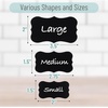 image:imageMr Pen Chalkboard Labels 150 pcs Assorted Shapes  Waterproof Reusable Blackboard Stickers with 1 Erasable Liquid Chalk Marker for Mason Jars200 pcs