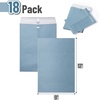 image:imageMr Pen Clasp Envelopes 18 Pack 9x12 Inches Blue Kraft  Mailing Envelope with Gummed Flaps for Filing Storing Mailing Documents Office Supplies and OrganizingBlue