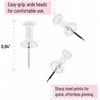 image:imageMr Pen Clear Push Pins Tacks 600 Pack Clear Plastic Head Steel Point Bulk Thumb Tacks for Wall Decorative Push Pins for Bulletin Board Corkboard Map Calendar Photo Home Office