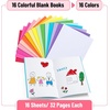 image:imageMr Pen Colorful Blank Books 42 x 55 Inches 32 Pages 8 Pack  Blank Notebooks for Kids Mini Notebooks for Kids Mini Journal for Students Blank Journal for Kids Unlined NotebookColor Harmony