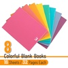 image:imageMr Pen Colorful Blank Books 42 x 55 Inches 32 Pages 8 Pack  Blank Notebooks for Kids Mini Notebooks for Kids Mini Journal for Students Blank Journal for Kids Unlined NotebookPastel Mix