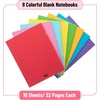 image:imageMr Pen Colorful Blank Books 425 x 55 32 Pages 16 Pack Bulk  Blank Notebooks for Kids Mini Notebooks for Kids Mini Journal for Students Blank Journal for Kids Unlined NotebookBright Rainbow