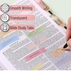 image:imageMr Pen Colorful Sticky Tabs 800 Pcs Transparent Page Markers  Annotating Book Tabs