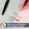 image:imageMr Pen Colorful Sticky Tabs 800 Pcs Transparent Page Markers  Annotating Book Tabs