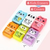 image:imageMr Pen Cute Animal Eraser with Clean Up Roller and Cover 6 Pack LatexFree Rubber Pencil Erasers with Collector Rollers for Teens amp Kids Teacher Classroom School Supplies Party Favor