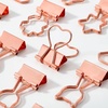 image:imageMr Pen Cute Metal Binder Clips 18 pcs 075 Small Size 6 Styles  Rose Gold Binder Paper Clips Paper Clamps for Office Supplies Home School Business Document Organizing