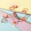 image:imageMr Pen Cute Metal Binder Clips 18 pcs 075 Small Size 6 Styles  Rose Gold Binder Paper Clips Paper Clamps for Office Supplies Home School Business Document Organizing