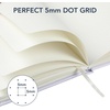 image:imageMr Pen Dotted Journal Notebook A5 Medium Size 57x84  160 Pages 80 Sheets Fabric Hardcover 100 GSM Thick Paper Bullet Dotted Journal for Planning Trackingslate gray