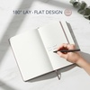 image:imageMr Pen Dotted Journal Notebook A5 Medium Size 57x84  160 Pages 80 Sheets Fabric Hardcover 100 GSM Thick Paper Bullet Dotted Journal for Planning Trackingmisty blush