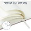 image:imageMr Pen Dotted Journal Notebook A5 Medium Size 57x84  160 Pages 80 Sheets Fabric Hardcover 100 GSM Thick Paper Bullet Dotted Journal for Planning Trackingmisty blush