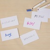 image:imageMr Pen Dry Erase Index Cards 3x5 45 Pack Laminated on One Side  Blank Note Cards Reusable Dry Erase Blank Flashcard Sheets for School Office Chores ToDo Lists Study Supplies3x5 inches