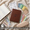 image:imageMr Pen ESV Journaling Bible Kit for Women  Aesthetic Highlighters and Black Ink Gel Pens Tabs 3x3 Inch Transparent Sticky Notes Bible Reading Tracker