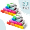 image:imageMr Pen Erasers 20 Pack Large Block Erasers for School No Smudge  Large Latex Free Block Erasers for School Office Art Sketching Homework Exams Clean SmudgeFree CorrectionVivid Joy
