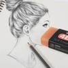 image:imageMr Pen Extra Large Soft Erasers 3 x 2 3 Pack  4B Rubber Rectangular Pencil Erasers for Kids School Students Office Art and Drawing SmudgeFree