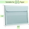 image:imageMr Pen File Folder Travel Folder for Documents Document Organizer  Folders for Documents File Folders Documents Organizer Office FoldersLight Blue