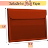 image:imageMr Pen File Folder Travel Folder for Documents Document Organizer  Folders for Documents File Folders Documents Organizer Office FoldersRed