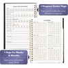 image:imageMr Pen Fitness Workout Journal for Women amp Men A555 x 82  160 Pages Spiral Black Workout Log Book Planner for Tracking Progress