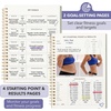image:imageMr Pen Fitness Workout Journal for Women amp Men A555 x 82  160 Pages Spiral Green Workout Log Book Planner for Tracking Progress