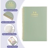 image:imageMr Pen Fitness Workout Journal for Women amp Men A555 x 82  160 Pages Spiral Green Workout Log Book Planner for Tracking Progress