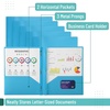 image:imageMr Pen Folders with Pockets and Prong with Fasteners 2 Pocket Folder  3 Prong Folders 5 Pack Plastic