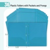 image:imageMr Pen Folders with Pockets and Prong with Fasteners 2 Pocket Folder  3 Prong Folders 5 Pack Plastic