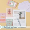 image:imageMr Pen Happy Birthday Cards with Envelopes 48 Pack 375 x 52  Animal Design Blank Inside Assorted Birthday Cards Bulk for KidsLight coral