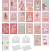 image:imageMr Pen Happy Birthday Cards with Envelopes 48 Pack 375 x 52  Animal Design Blank Inside Assorted Birthday Cards Bulk for KidsLight coral