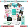 image:imageMr Pen Happy Birthday Cards with Envelopes 48 Pack 375 x 52  Animal Design Blank Inside Assorted Birthday Cards Bulk for KidsSeafoam