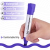 image:imageMr Pen Jumbo Permanent Markers 4 Pack Red Chisel Tip Wide Tip Large  Thick Permanent Markers for Canvas Posters Board Fabric Window Glass Wood Waterproof Quick DryPurple