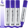 image:imageMr Pen Jumbo Permanent Markers 4 Pack Red Chisel Tip Wide Tip Large  Thick Permanent Markers for Canvas Posters Board Fabric Window Glass Wood Waterproof Quick DryPurple
