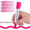 image:imageMr Pen Jumbo Permanent Markers 4 Pack Red Chisel Tip Wide Tip Large  Thick Permanent Markers for Canvas Posters Board Fabric Window Glass Wood Waterproof Quick DryPink