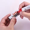 image:imageMr Pen Jumbo Permanent Markers 4 Pack Red Chisel Tip Wide Tip Large  Thick Permanent Markers for Canvas Posters Board Fabric Window Glass Wood Waterproof Quick DryGreen