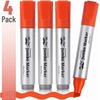 image:imageMr Pen Jumbo Permanent Markers 4 Pack Red Chisel Tip Wide Tip Large  Thick Permanent Markers for Canvas Posters Board Fabric Window Glass Wood Waterproof Quick DryOrange