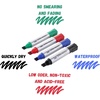 image:imageMr Pen Jumbo Permanent Markers 4 Pack Red Chisel Tip Wide Tip Large  Thick Permanent Markers for Canvas Posters Board Fabric Window Glass Wood Waterproof Quick DryBlack  Green  Red  Blue