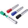 image:imageMr Pen Jumbo Permanent Markers 4 Pack Red Chisel Tip Wide Tip Large  Thick Permanent Markers for Canvas Posters Board Fabric Window Glass Wood Waterproof Quick DryBlack  Green  Red  Blue