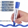 image:imageMr Pen Jumbo Permanent Markers 4 Pack Red Chisel Tip Wide Tip Large  Thick Permanent Markers for Canvas Posters Board Fabric Window Glass Wood Waterproof Quick DryBlue