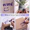 image:imageMr Pen Jumbo Permanent Markers 4 Pack Red Chisel Tip Wide Tip Large  Thick Permanent Markers for Canvas Posters Board Fabric Window Glass Wood Waterproof Quick DryPurple