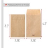 image:imageMr Pen Kraft Coin Envelopes 225 x 35 100 Pack Kraft Envelopes  Seed Envelopes Small Envelopes Gift Card Envelopes Mini Envelopes Key Envelopes Seed Packet Envelopes Stamp Envelope